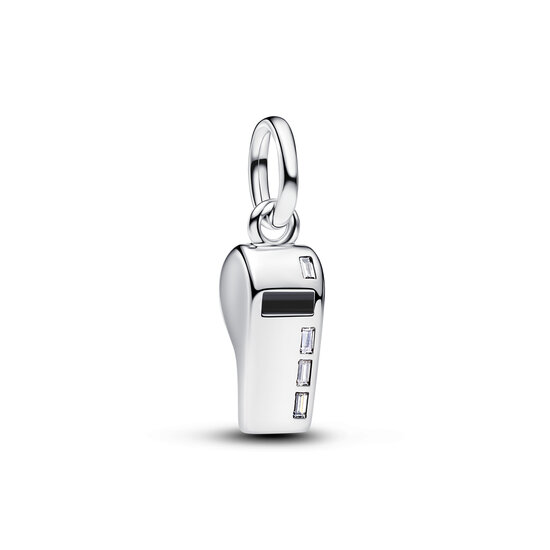 Pandora PANDORA 794713C01 Whistle sterling silver dangle with zirconia