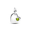 Pandora PANDORA 794295C08 Engavable heart sterling silver dangle with spring green crystal, augustus