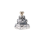 Pandora PRE-OWNED PANDORA 790347C zilveren bedel taart met gouden hartje