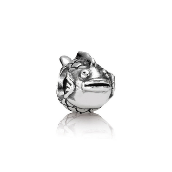 Pandora PRE-OWNED PANDORA 790392C zilveren bedel vis