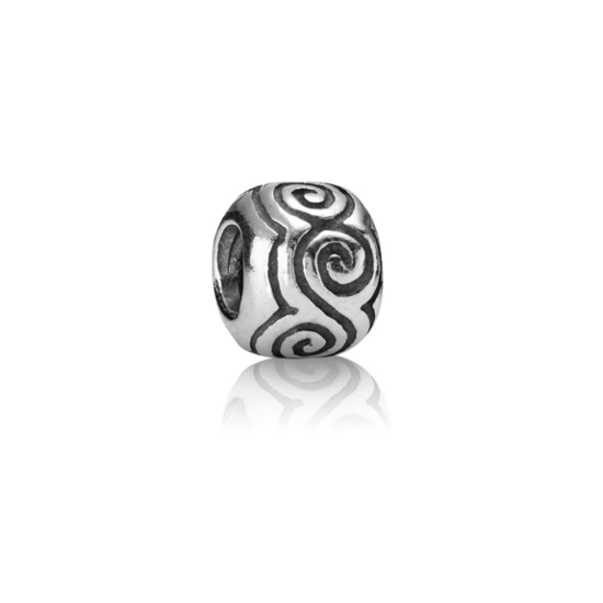 Pandora PRE-OWNED PANDORA 790228C zilveren bedel swirls