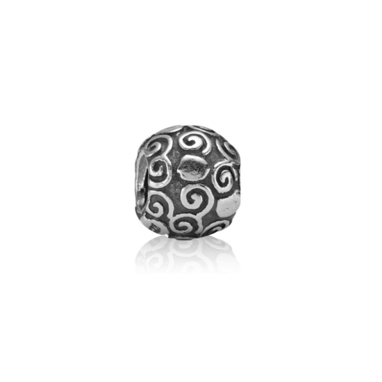 Pandora PRE-OWNED PANDORA 790161C zilveren bedel kleine swirls