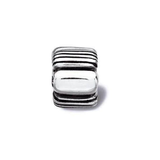 Pandora PRE-OWNED PANDORA 790211C zilveren bedel strepen