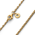 Pandora PANDORA SHINE 363052C00 Figure of 8 chain link 14k gold-plated necklace, 50 cm