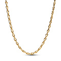 Pandora PANDORA SHINE 363052C00 Figure of 8 chain link 14k gold-plated necklace, 50 cm