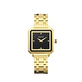 Balmain Watches BALMAIN B47303366 Eirini square 26 mm, staal doublé, vierkant, zwarte wijzerplaat, saffier glas, 5Atm