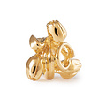 Trollbeads TROLLBEADS TGPBE-40001 Zilver vergulde bedel: Tulp van optimisme