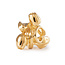 Trollbeads TROLLBEADS TGPBE-40001 Zilver vergulde bedel: Tulp van optimisme
