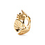 Trollbeads TROLLBEADS TGPBE-40004 Zilver vergulde bedel: Wieg van de lelie