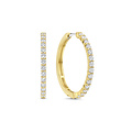 Ti Sento Milano TI SENTO MILANO 78078ZY Zilver vergulde klapcreolen, bezet met zirconia's, 24 mm
