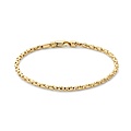 Collectie Milikan Huiscollectie 14krt geelgouden armband, fantasie, bol, 19 cm, 1060514