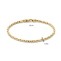 Collectie Milikan Huiscollectie 14krt geelgouden armband, fantasie, bol, 19 cm, 1060514