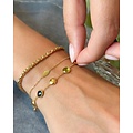 Collectie Milikan Huiscollectie 14krt geelgouden armband, fantasie, bol, 19 cm, 1060514