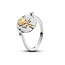 Pandora PANDORA 164811C00 Rose sterling silver and 14k gold-plated spinnable ring