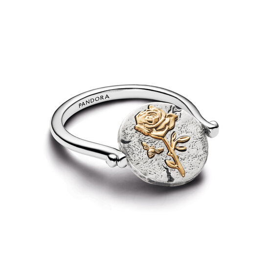 Pandora PANDORA 164811C00 Rose sterling silver and 14k gold-plated spinnable ring