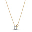 Pandora PANDORA Shine 364825C01-45 Sterling silver and 14k gold-plated pendant necklace with clear cubic