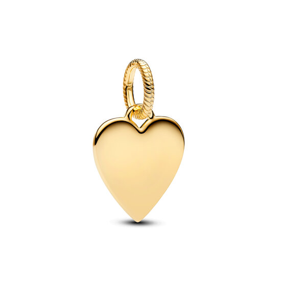 Pandora PANDORA Shine 368914C00 Engravable heart 14k gold-plated pendant
