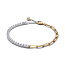 Pandora PANDORA Shine 564821C01 Sterling silver and 14k gold-plated bracelet with clear cubic zirconia