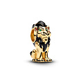 Pandora PANDORA Shine 764330C01 Disney Scar 14k gold-plated charm with black, green and brown enamel