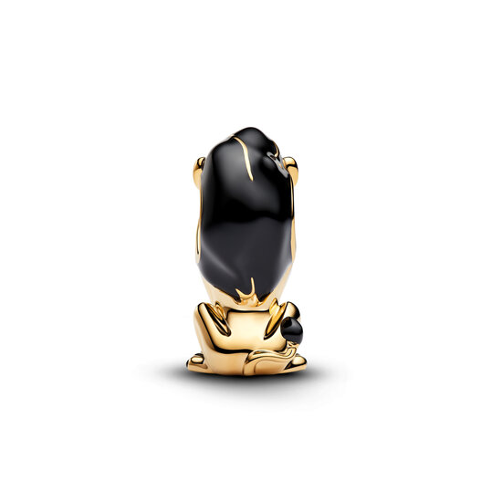 Pandora PANDORA Shine 764330C01 Disney Scar 14k gold-plated charm with black, green and brown enamel