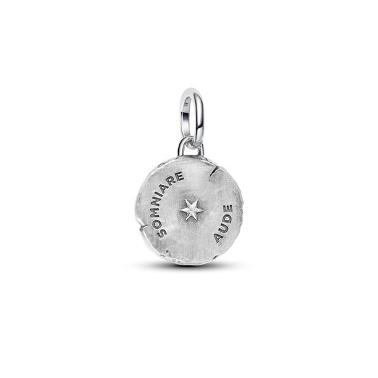 Pandora PANDORA 764803C01 Butterfly sterling silver and 14k gold-plated medallion with clear cubic zirconia