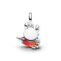 Pandora PANDORA 793742C01 Disney Stitch rocket sterling silver double dangle with clear cubic zirconia, purple, black, red and orange enamel