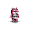 Pandora PANDORA 794740C01 Disney Lotso sterling silver charm with scent pink and black enamel
