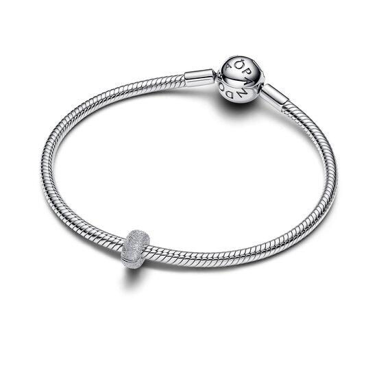 Pandora PANDORA 794771C00 Sterling silver diamond pointed mini clip with silicone grip