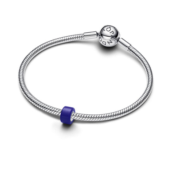 Pandora PANDORA 794773C01 Sterling silver mini charm with blue Murano glass