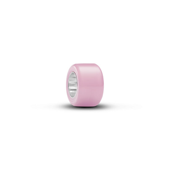 Pandora PANDORA 794773C05 Sterling silver mini charm with pink Murano glass