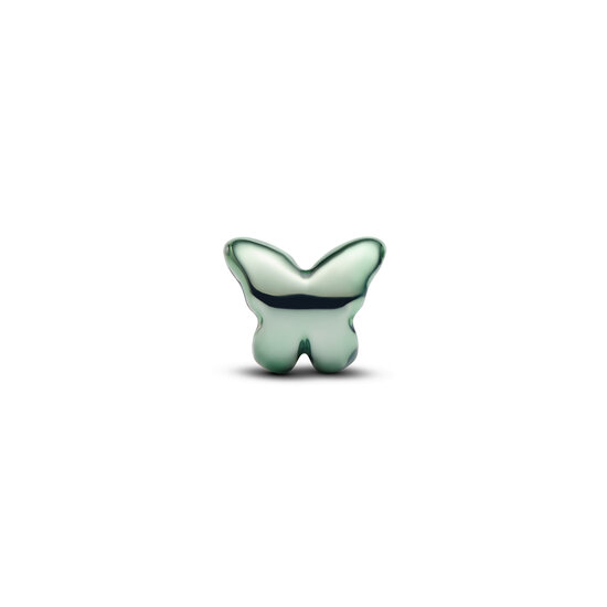 Pandora PANDORA 794783C01 Butterfly sterling silver mini charm with green enamel