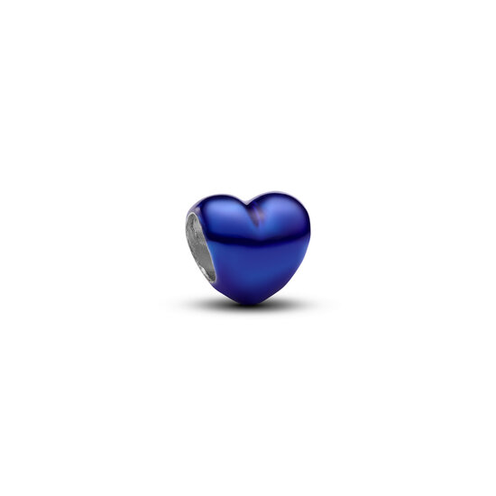 Pandora PANDORA 794785C02 Heart sterling silver mini charm with blue enamel