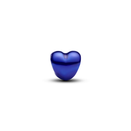 Pandora PANDORA 794785C02 Heart sterling silver mini charm with blue enamel