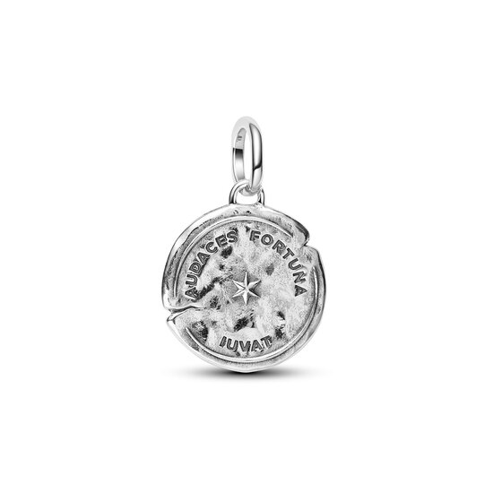 Pandora PANDORA 794807C01 Dolphin sterling silver medallion with clear cubic zirconia