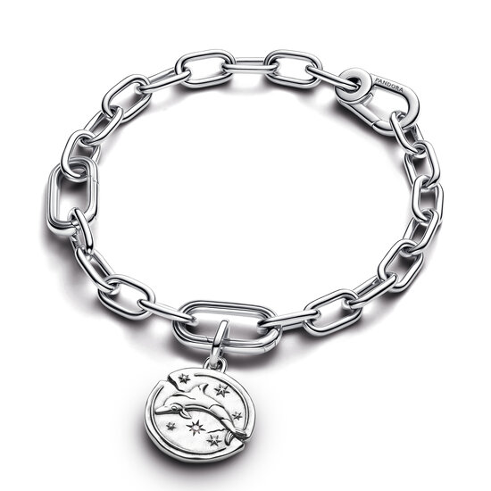 Pandora PANDORA 794807C01 Dolphin sterling silver medallion with clear cubic zirconia