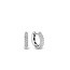 Ti Sento Milano TI SENTO MILANO 7210ZI Zilver gerhodineerde klapcreolen 14 mm met pavé zirconia's gezet