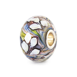 TROLLBEADS TGLBE-30217 Glasbedel: Draaiende bladeren