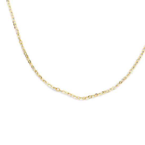 Blush BLUSH 3198YGO 14krt geelgouden collier, plat ankerschakeltje, 44 cm