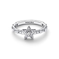 Pandora PANDORA 195072C01 Star sterling ring with zirconia