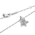 Pandora PANDORA 395082C01-45 Star sterling silver pendant necklace with zirconia, 45 cm