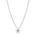 Pandora PANDORA 395082C01-45 Star sterling silver pendant necklace with zirconia, 45 cm