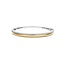 Ti Sento Milano TI SENTO MILANO 23106ZY Zilver gerhodineerde bangle, met verguld, 1 baan verguld,1 baan met zirkonia's