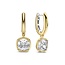 Ti Sento Milano TI SENTO MILANO 78105ZY Zilver gerhodineerde Oorhangers,  verguld, hangend zirkonia