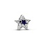 Pandora PANDORA 735034C01 Openwork star platinum-plated charm with blue enamel