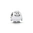 Pandora PANDORA 735058C01 Yeti platinum-plated charm with zirconia and black and white enamel