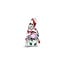 Pandora PANDORA 794969C01 Gnome sterling silver charm with zirconia, red, pink and glow in the dark enamel