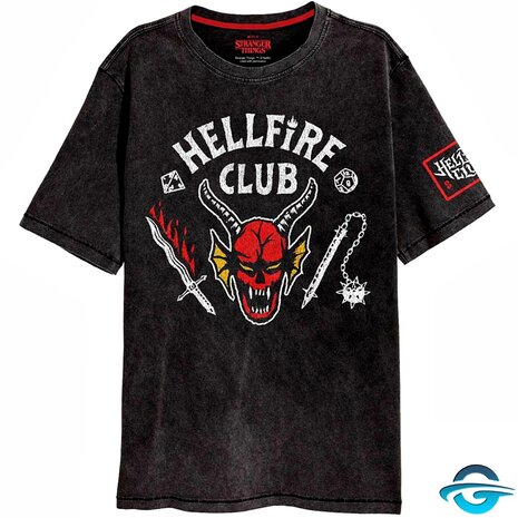 Stranger Things Netflix - Stranger Things - Hellfire Club - T-Shirt Stranger Things Netflix - Stranger Things - Hellfire Club - T-Shirt