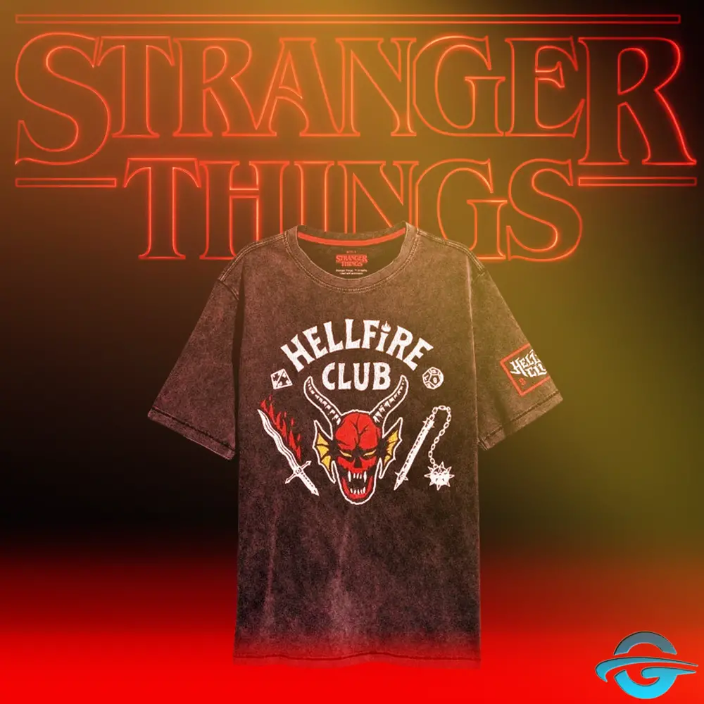Stranger Things Netflix - Stranger Things - Hellfire Club - T-Shirt Stranger Things Netflix - Stranger Things - Hellfire Club - T-Shirt