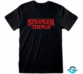 Stranger Things Stranger Things - S.T. Logo Black - T-Shirt Stranger Things Stranger Things - S.T. Logo Black - T-Shirt