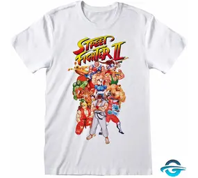 Street Fighter Street Fighter 2 - Group Shot White - T-Shirt Street Fighter Street Fighter 2 - Group Shot White - T-Shirt